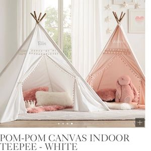 New Restoration Hardware kids monogrammed teepee